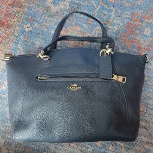 Coach Dark Navy Blue Prairie Satchel